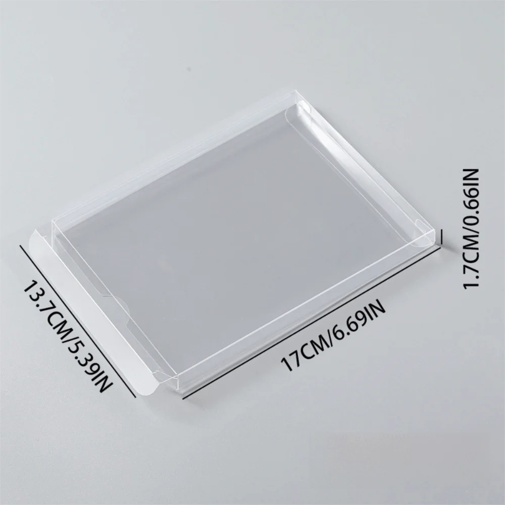 5pcs 투명 게임 박스 보호 케이스 투명 PET CD 디스크 박스 커버 PS5 PS4 Xboxone 용 보호 게임 카드 보관함
