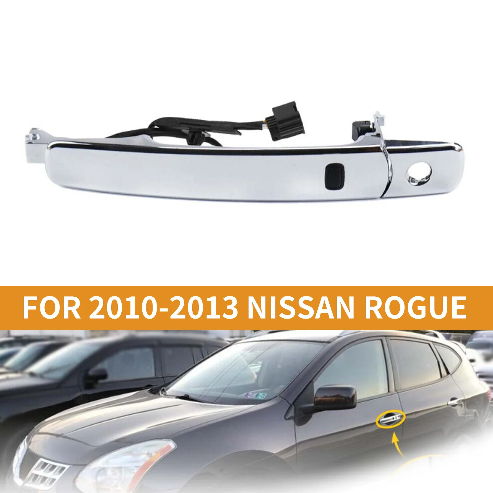 

For 2010-2013 Nissan Rogue Front Left Driver Side Outside Exterior Door Handle 80640-CZ31B 80645-CA000