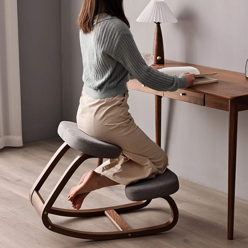 

Ergonomic computer chair for home comfort sedentary staff Solid wood
