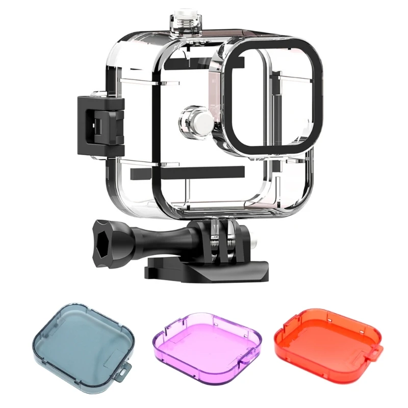 

Чехол для подводного дайвинга, корпус фильтра для кожи и линз для Hero 11 Mini, водостойкий защитный чехол, водонепроницаемый