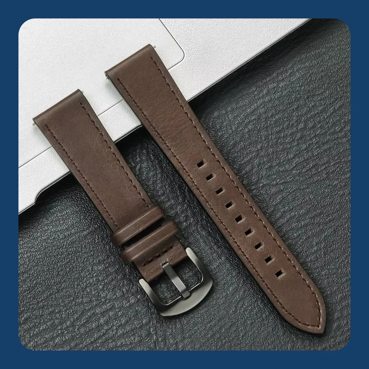 Versatile Silicone Watch Band - 20mm/22mm | Classic & Durable Strap