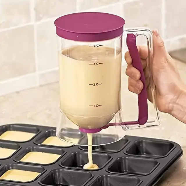 Batter Separator Cupcakes Pancakes Cookie Cake Waffles Batter Dispenser cookie separator batter Cream Speratator Cup Measuring