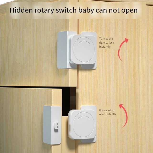 Kids Safety Shifting Door Lock Refrigerator Door Lock With 2 Keys Fridge  Freezer Children Baby Safe Anti Pinch Hand Protection - Cabinet Locks &  Straps - AliExpress