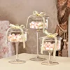 European Glass Cake and Candy Can Transparent Bulk Cans with High Tray Creative Dustproof Dessert Storage for Weddings and Home 6