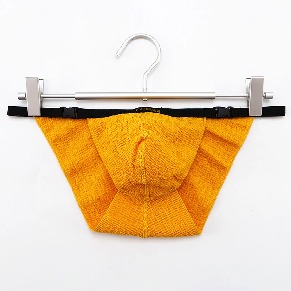 

Men Jockstrap Men Panties Sexy Knitting Brief Underwear Pouch Panties Low Rise Thong G-String Buckle Breathable Underpants