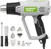 Hot Air Gun with LCD Temperatures Adjustable Heat Gun Thermal Blower Shrink Wrapping With 5 Nozzles high power Construction Drye 1