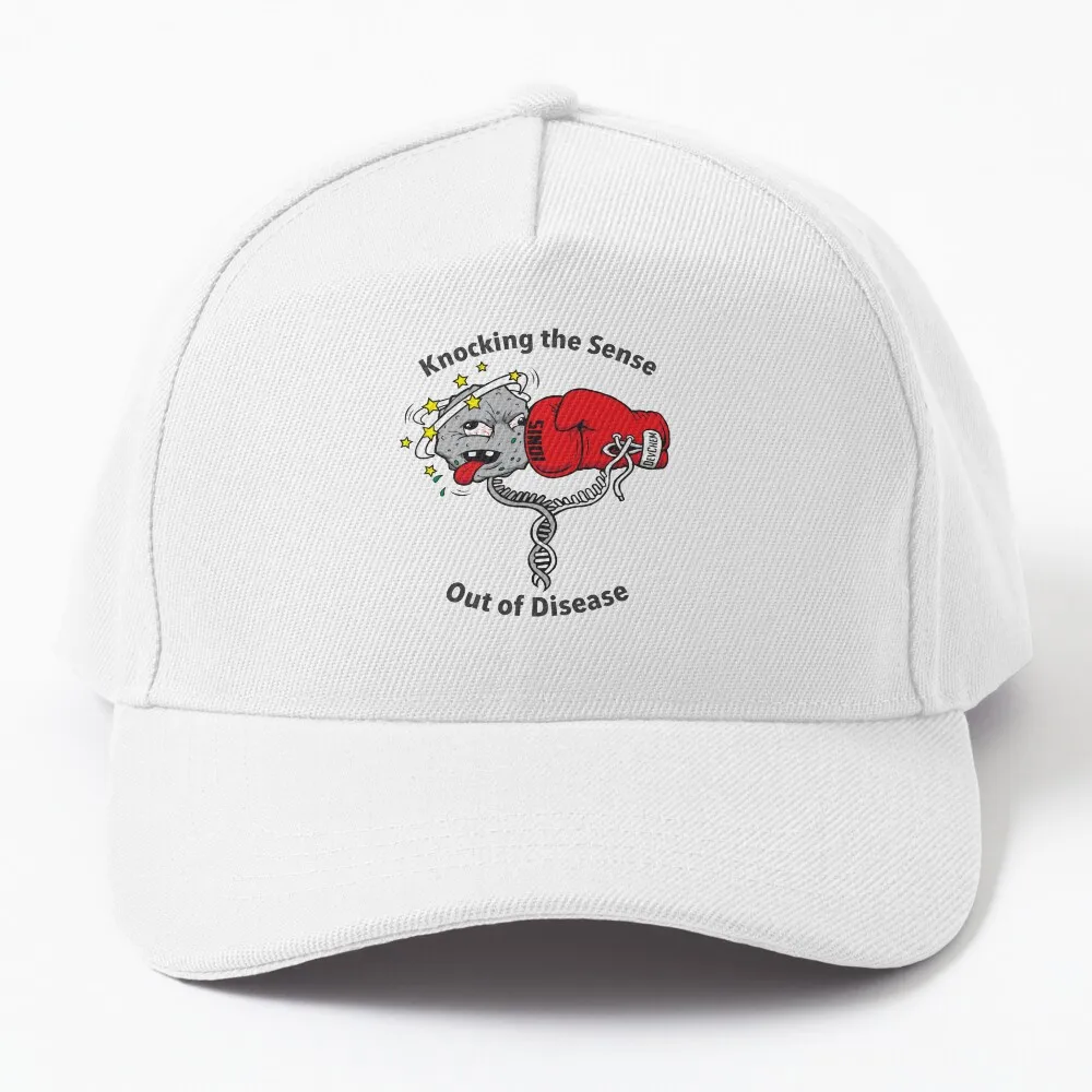 

Knocking the Sense Out of Disease Baseball Cap hiking hat New In Hat Big Size Hat Woman Hat Men'S