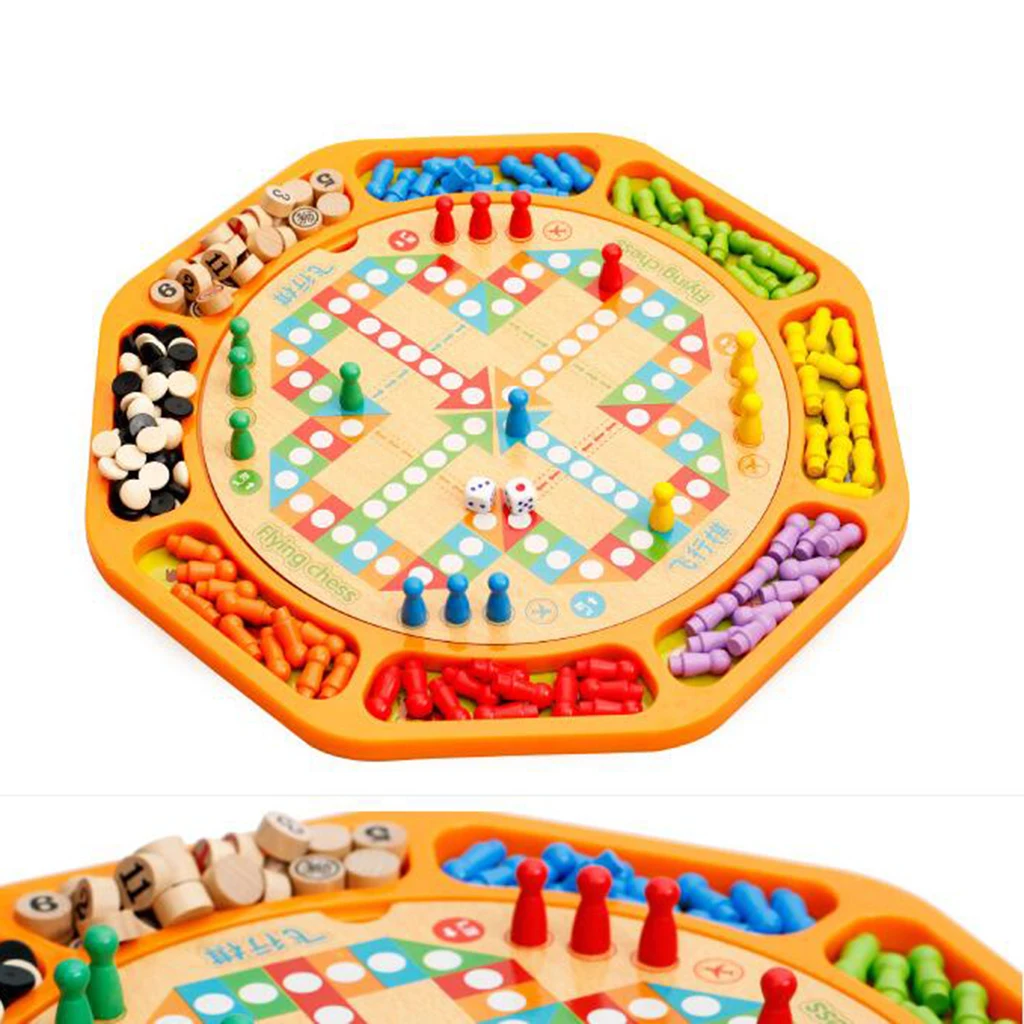 Chinese Checker Game Flying Chess Cute Pet Cognitive Ability for Kids Chinese Checker Game Flying Chess Cute Pet Cognitive Ability for Kids