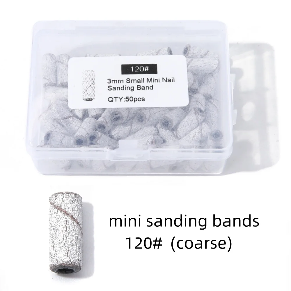 하이 퀄리티 미니 샌드 링 연삭 헤드, 스테인레스 스틸 샤프트, 내마모성 네일 특수 공구, 3mm, 0.19 인치