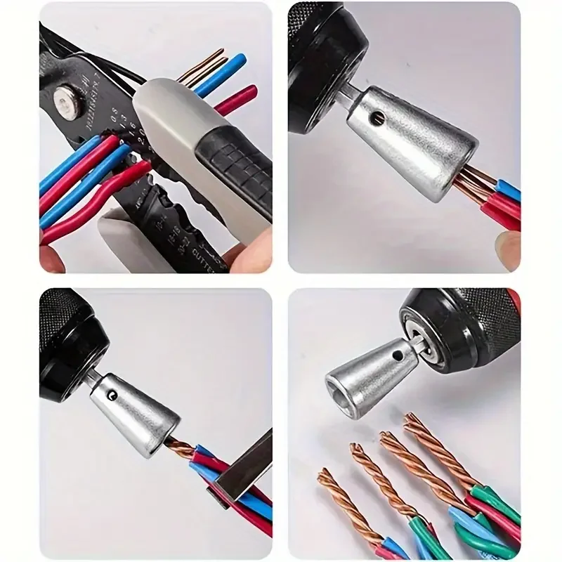 3 stücke Elektriker Draht Verdrehen Werkzeuge 2-6 Draht Merging Stecker Schnell Draht Paralleler Elektrische Kabel Draht Verdrehen werkzeug – Detail 10