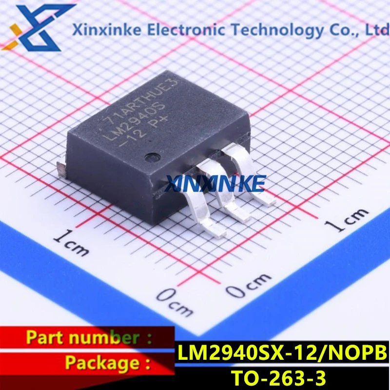 

LM2940SX-12/NOPB LM2940S-12 TO-263-3 LDO Voltage Regulators 1A 26V High-PSRR Low-dropout Voltage Regulator Brand New Original