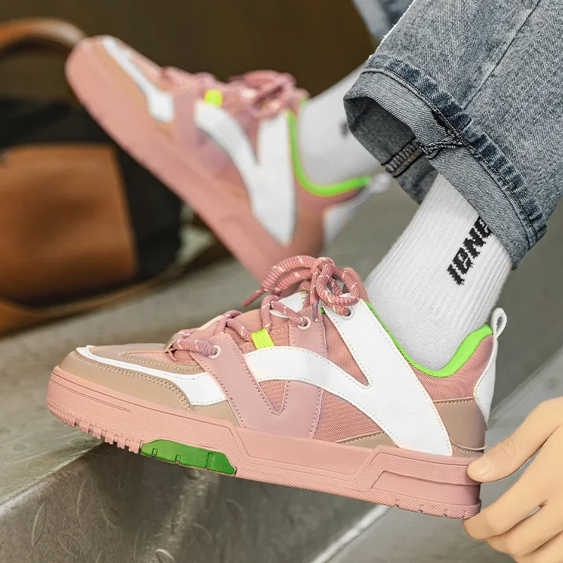 

Кроссовки женские и мужские повседневные на толстой подошве, большие размеры до 44