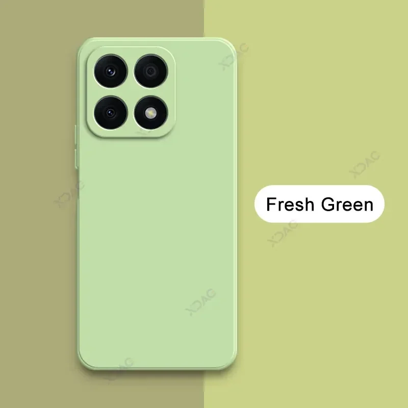 Luxury Cellphone Cases: Full Camera Protection Soft Square Liquid Silicone Back Cover