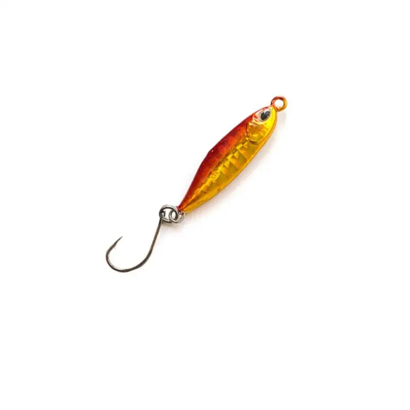 Fishing Lure 1/3/5 Pcs Mini Fishing Lure Spoon Metal Lures Spinnerbait Minnow Small Fish Single Hook Jig Stream Trout Baits