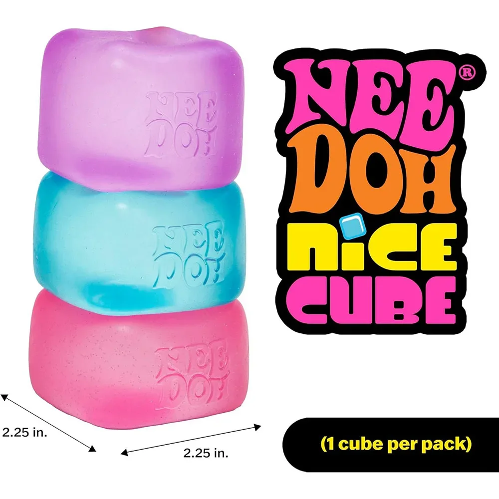 Schylling Needoh Nice Cube Sensory Fidget Cube Stress Relief Anxiety Sensory Tool for Focus ADHD & Calming Office Desk Gadget 1 Schylling Needoh Nice Cube Sensory Fidget Cube Stress Relief Anxiety Sensory Tool for Focus ADHD & Calming Office Desk Gadget 1
