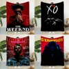 The Weeknd XO Minimalist Poster Printed Blanket Picnic Blankets Warm Blanket Soft and Comfortable Home Travel Birthday Gift 1
