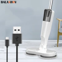 Electric Water Mop Cleaner Machine 360° Rotatable Spin Cleaning Mop Squeeze Wet and Dry Use Hand Push Household Floor Cleaning 1