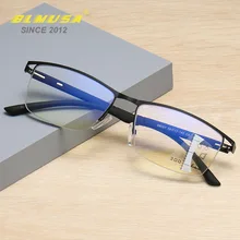 

BLMUSA New Men's Progressive Multifocal Reading Glasses Men Business Reading Glasses For Men Anti Blue Light Glasses For Elderly
