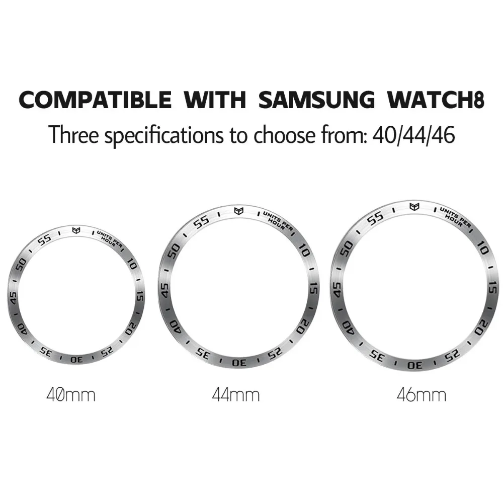 Elegant Metal Bezel Ring Protector for Smartwatch Accessories