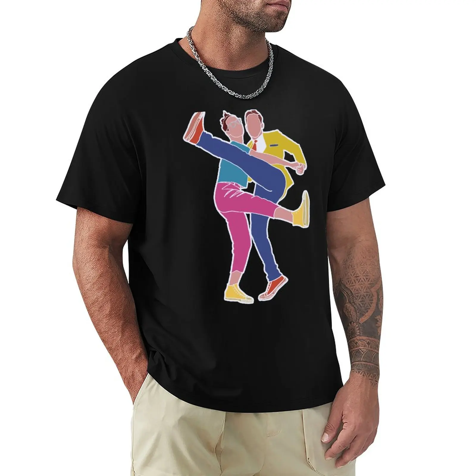 The Adam And Mauté Show - Pastels T-Shirt Top Sweat Men Workout Shirt