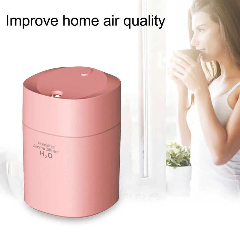 Portable Air Humidifier Essential Oil Aromatic Diffuser Silent Cool Mist Humidifiers USB Charging for Living Room Car