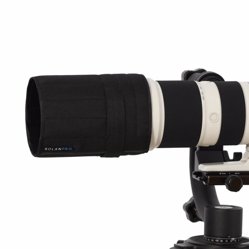 ROLANPRO Gegenlichtblende, Teleobjektiv-Klappblende für Sony 200–600/Sony FE 200–600 mm, F5,6–6,3 G OSS, faltbare Haube, maßgeschneidert – Detail 2