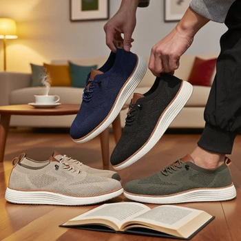 أحذية نسائية محبوكة خفيفة الوزن مريحة طوال اليوم، أحذية مشي ممتازة مناسبة للارتداء اليومي وأحذية المشي لمسافات طويلة 5