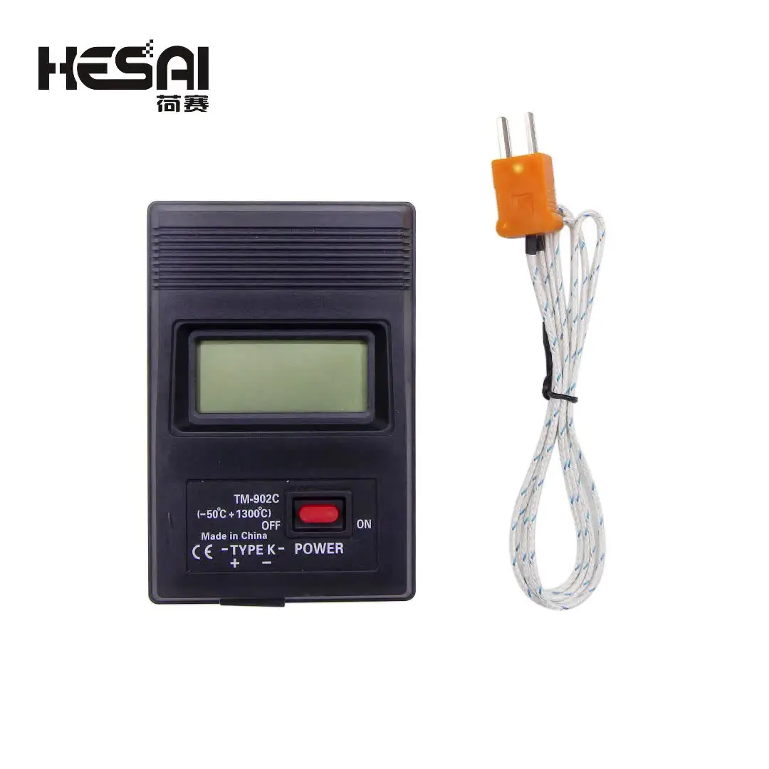 Iegefirm TM-902C Digital-Thermometer – Typ K, -50 Bis 1300 °C, Mit Nadel-Sonde – Für Präzise Temperaturmessung