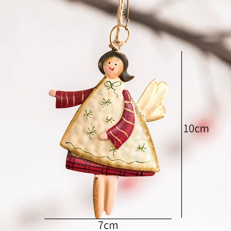 thumbnail image 1 of Metal Iron Red Mailbox Hanging Ornament Christmas Tree Pendant Letters To Santa Claus Home Christmas Decoration, 1 of 5