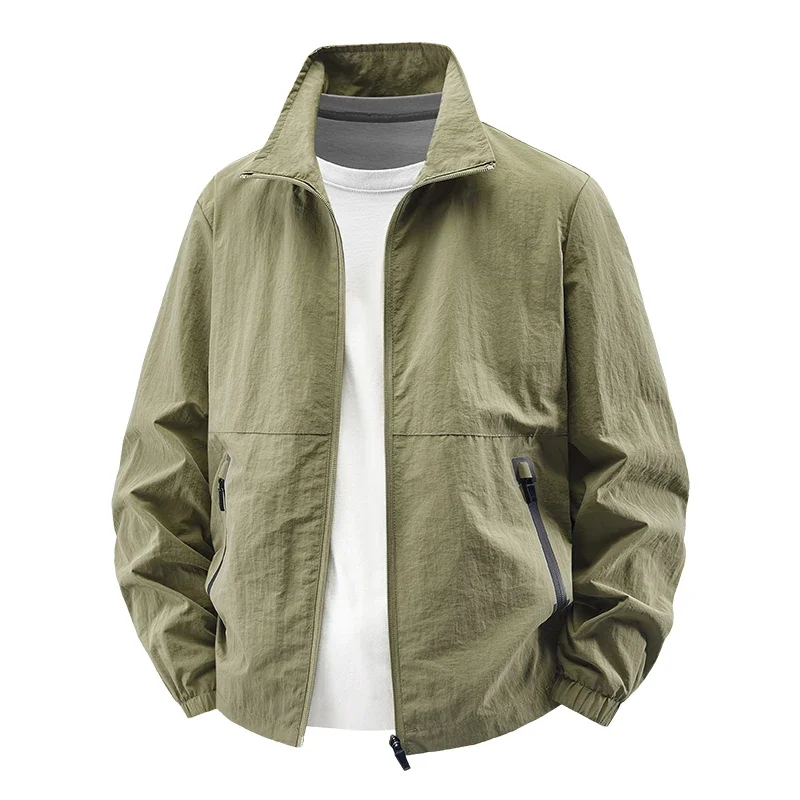 남성용 야외 사이클링 스포츠 캐주얼 방풍 통기성 재킷 고품질 편안한 다기능 패..