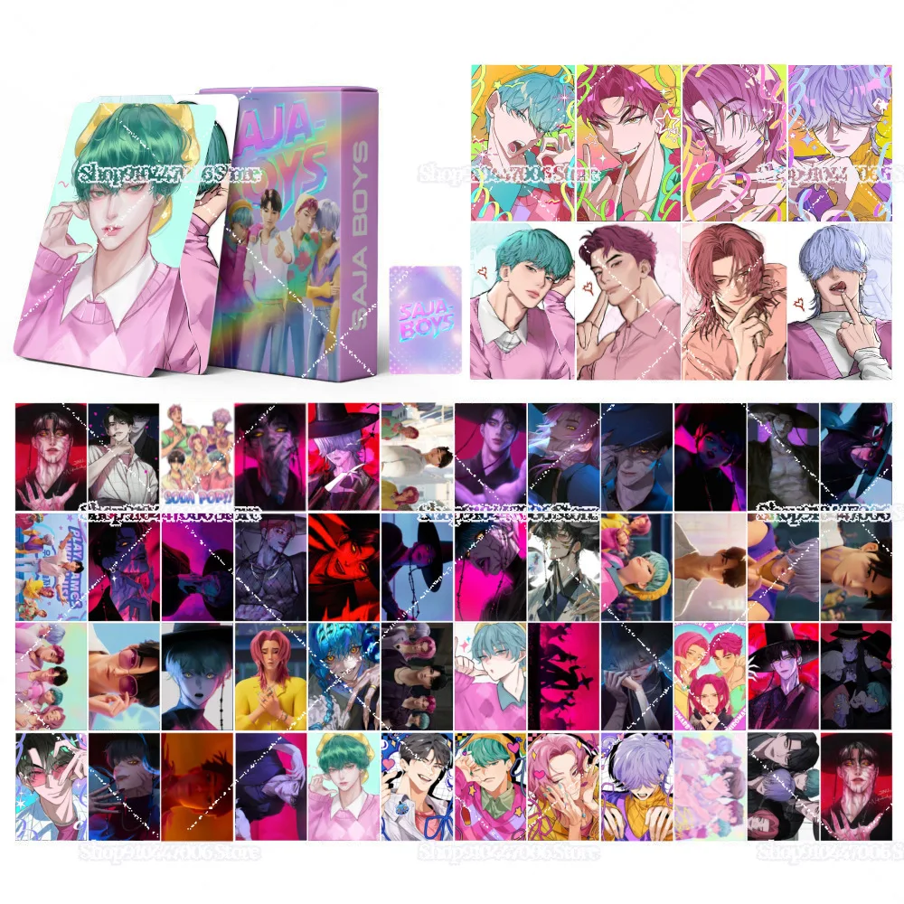 55 個 KPOP 悪魔ハンター Huntrix Sajaboys LOMO フォトカード Derpy