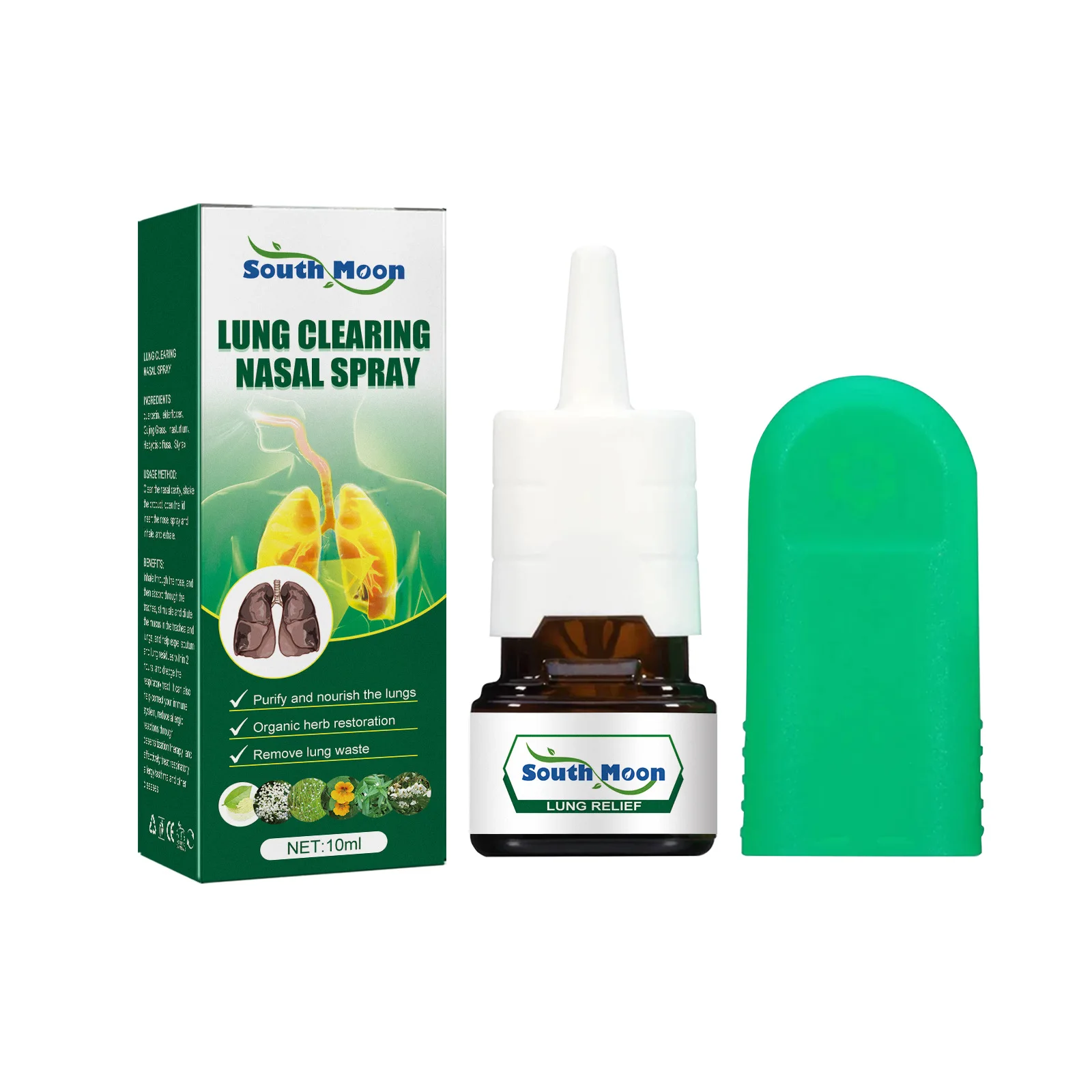 Nasal Spray - Lung Cleansing Herbal Spray,0.7 Fl Oz Relief During Allergy  Season From Pollen, Dust, Both Indoor, And price in Saudi Arabia,   Saudi Arabia