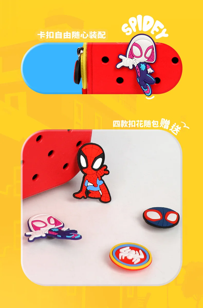 Genuine Disney New School Bags For Boys Spider Man Kindergarten Backpack Student Shoulder Orthopedic Age 2-8 Kids Gift Mochila