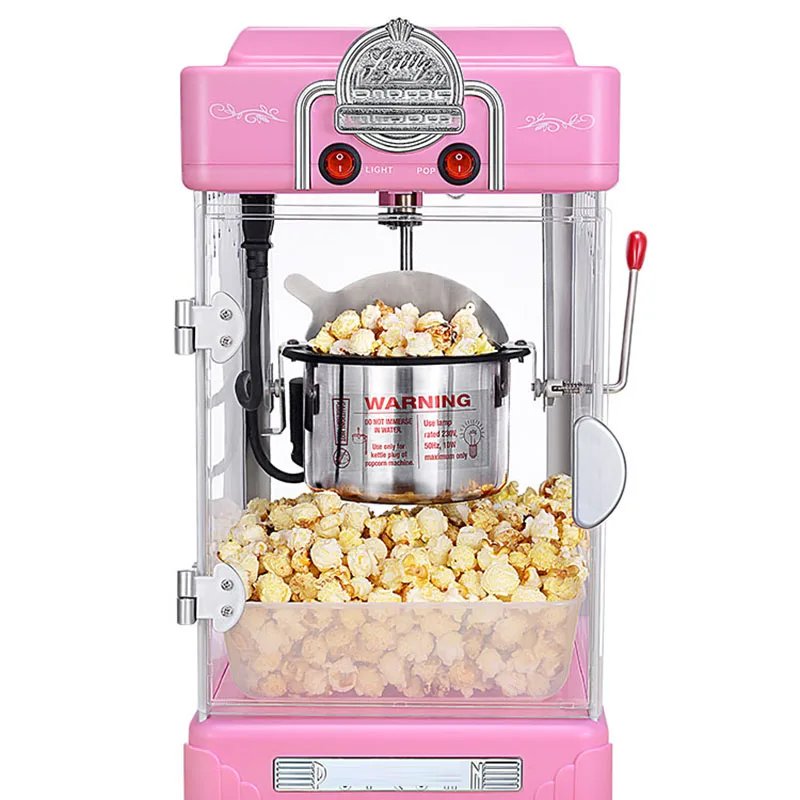

New Popcorn Maker Commercial Household Corn Machine small children's popcorn machine ball non-stick pan