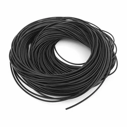 Premium Food - Grade Black Flexible Silicone Rubber Hose - Multiple Inner Diameters Available - ID 3.5mm OD 7.5mm (Black)
