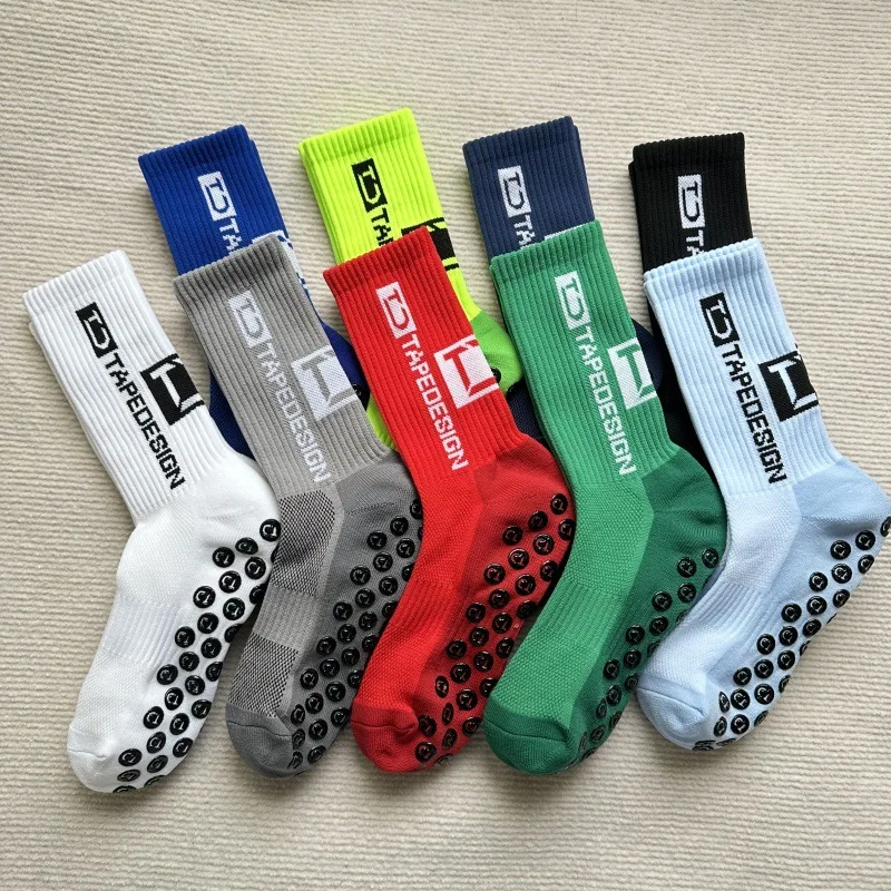 Non-slip Soccer Socks Basketball Football Socks For Men Mid Calf Running Cycling Sports Grip Sock Anti-slip Thickened Breathable football socks,sports socks,cycling socks,fitness sports socks,sport socks