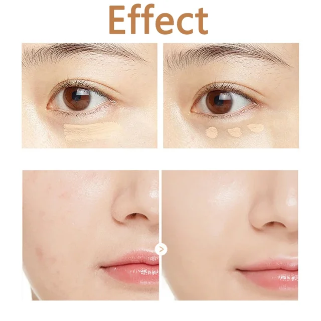 1pc Mini Concealer Liquid Foundation To Cover Dark Circles and Acne Marks Face Color Corrector 4 Colors Facial Makeup Cosmetics 5