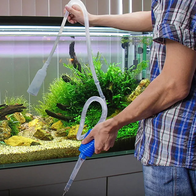 Aquarium Fish Tank Vacuum Water Change Siphon Gravel Suction Pipe Filter Fr Fish Tank Vacuum Water Change Pump Tools Filters
