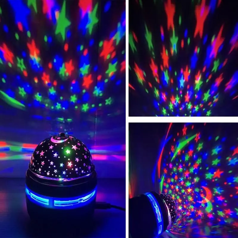 Disco Ball Lights For Parties Led Disco Lights Star Projector Lamp  360-Degree Rotation And 2 In 1 Function For Sleep Aid For - AliExpress