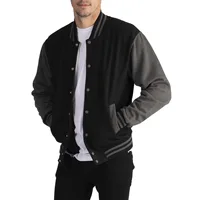 Veste de Baseball en Jersey pour hommes, ample, tendance américaine, bombardier, décontractée, grande taille, nouvelle collection 2023 5