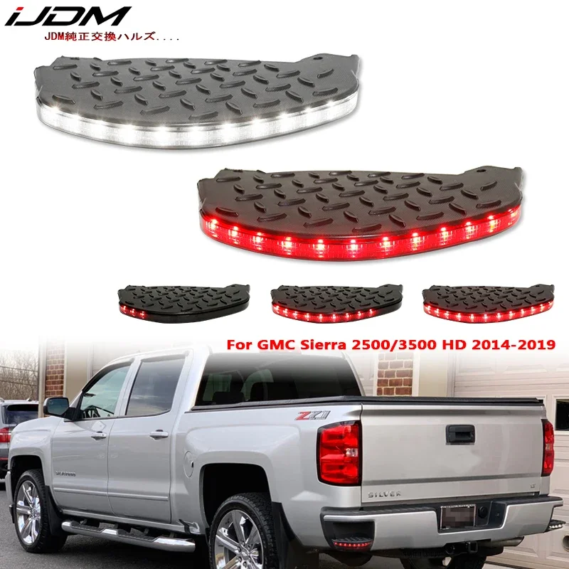 REAR BUMPER END CORNER STEP INSERT PAD RH 2PCS FOR SILVERADO SIERRA 2014-2018 GM1139101 GM1139100 REAR BUMPER END CORNER STEP INSERT PAD RH 2PCS FOR SILVERADO SIERRA 2014-2018 GM1139101 GM1139100
