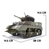1/16 RC Tank U.S. M5A1 Stuart Light Tank Model 2.4G Military Vehicle Remote Control Crawler Tanks with Sound and Light Toy Boy 6