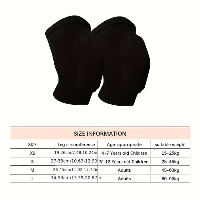 2pcs Sponge Knee Pads for Volleyball Players,Dancers,Yoga,Running,Cycling,Workouts,Knee Support Brace 5