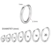Mini Hoop Earrings Stainless Steel Earrings for Women Men Gold Color Tiny Cartilage Earring Piercing Pendientes Mujer Hombre 6