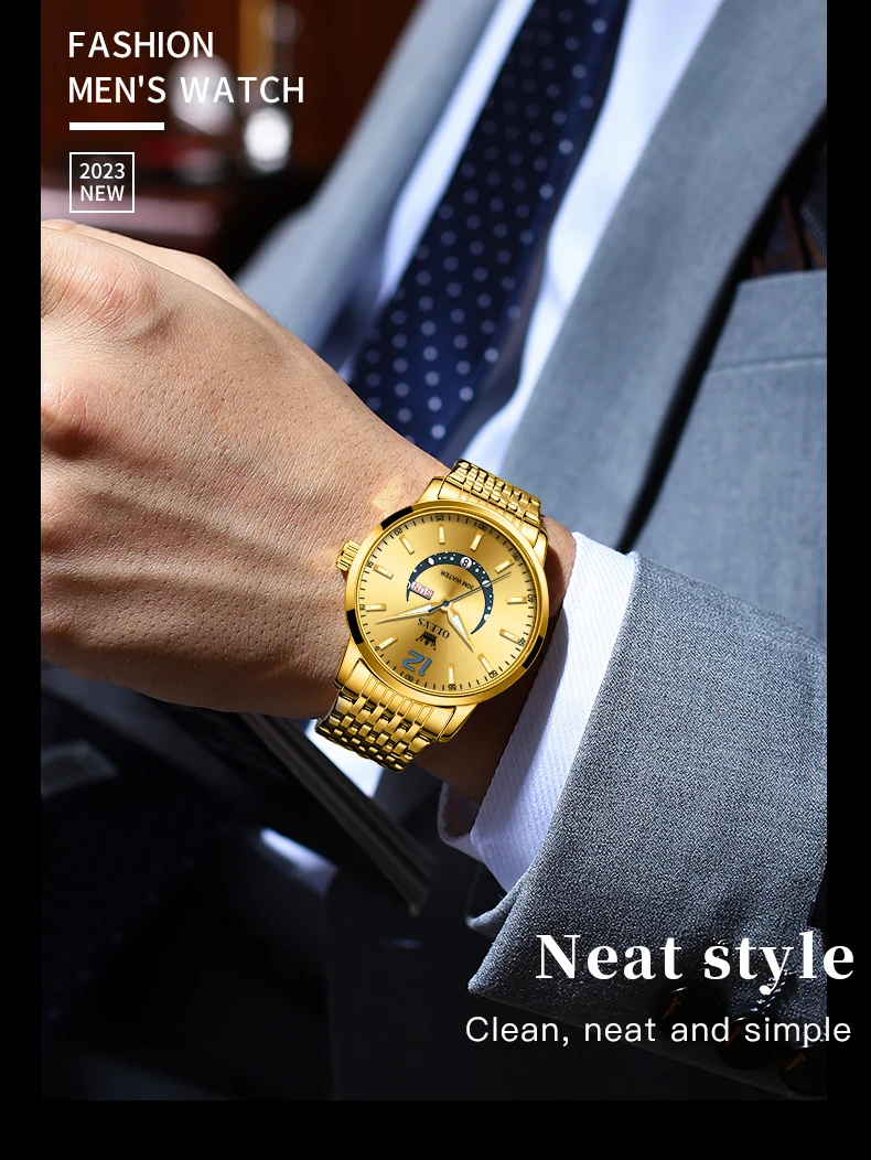 Olevs 710 Men's Watch description image 2