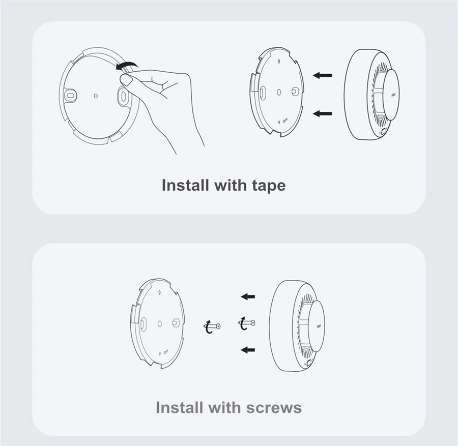 New  Smoke Detector Zigbee Smart Fire Alarm Monitor Sound Alert Home Security AP