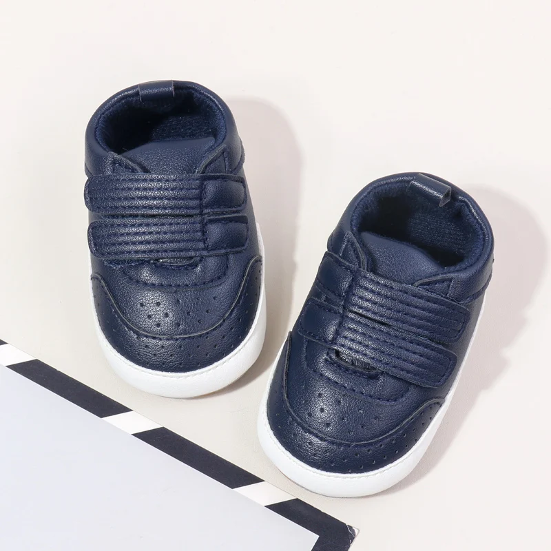 Spring and Autumn Baby Girls and Boys Casual Shoes Fashion Design Three Colors TPR Sole Anti Slip Newborn Toddler Shoes BSK4194 6