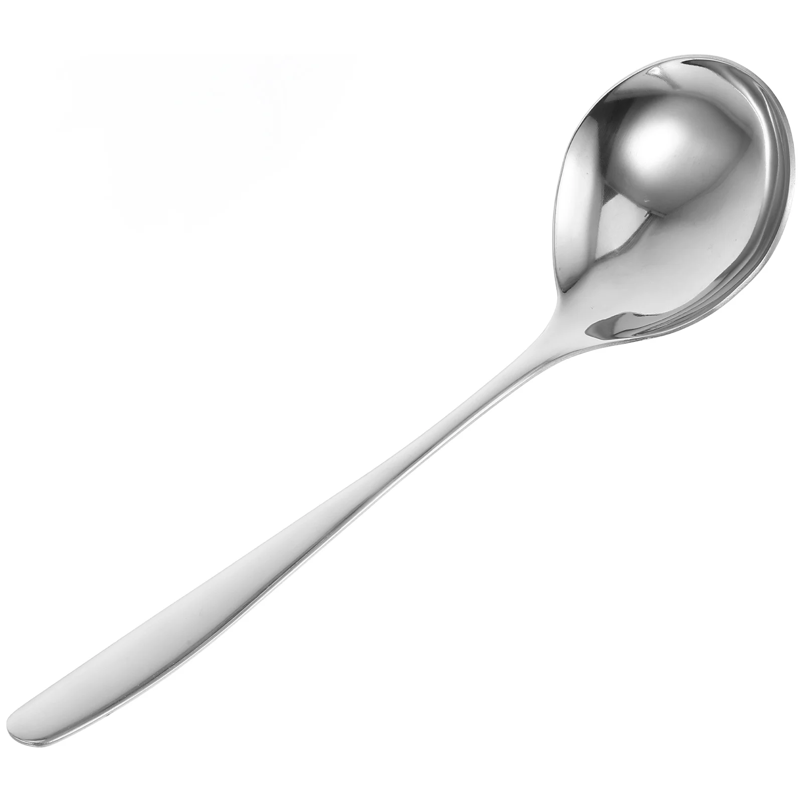 Spoon Stainless Steel Serving Gravy Ladle Sauce Chopsticks Set Dinner Spoons Long Soup Silver Cooking