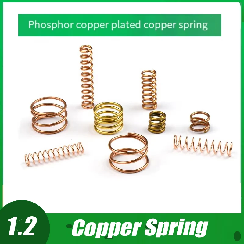 Wire Diameter 0.2 0.3 0.4-1.2mm Brass Small Spring Copper Wire ...