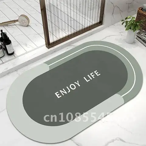 

Non-Slip Bathroom Carpet Super Absorbent GURET Quick Drying Entrance Doormat Floor Mats Toilet Rug Bathroom Accessories